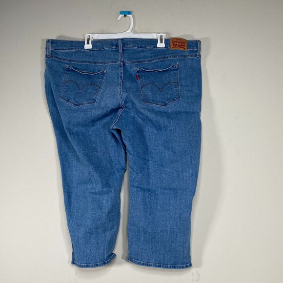 Levi's 311 Shaping Skinny Capri Denim Jeans Women's 24W High Rise Blue Casual - Picture 2 of 14